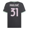 AC Milan Pavlovic 31 Tredje 2024-25 - Herre Fotballdrakt